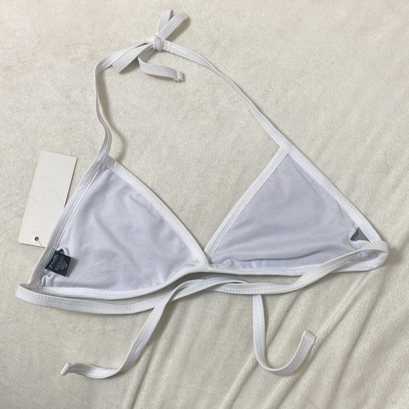 Chooks LA Bikini Top Sailor Gray size Medium - Picture 5 of 10